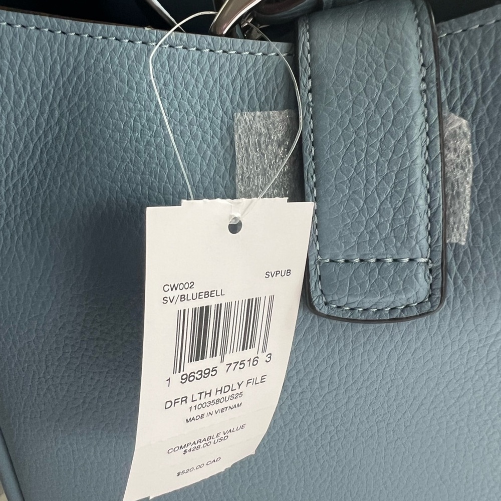 Coach Hadley convertible crossbody/ Shoulder Bag in bluebell - Picture 3 of 6